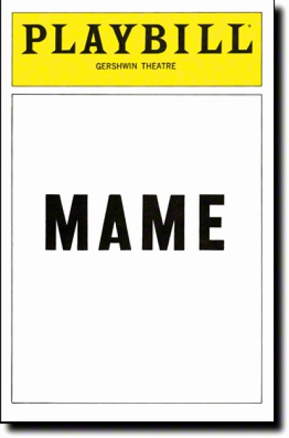 Blank Playbill Template Unique Mame Broadway Gershwin theatre Tickets and Discounts