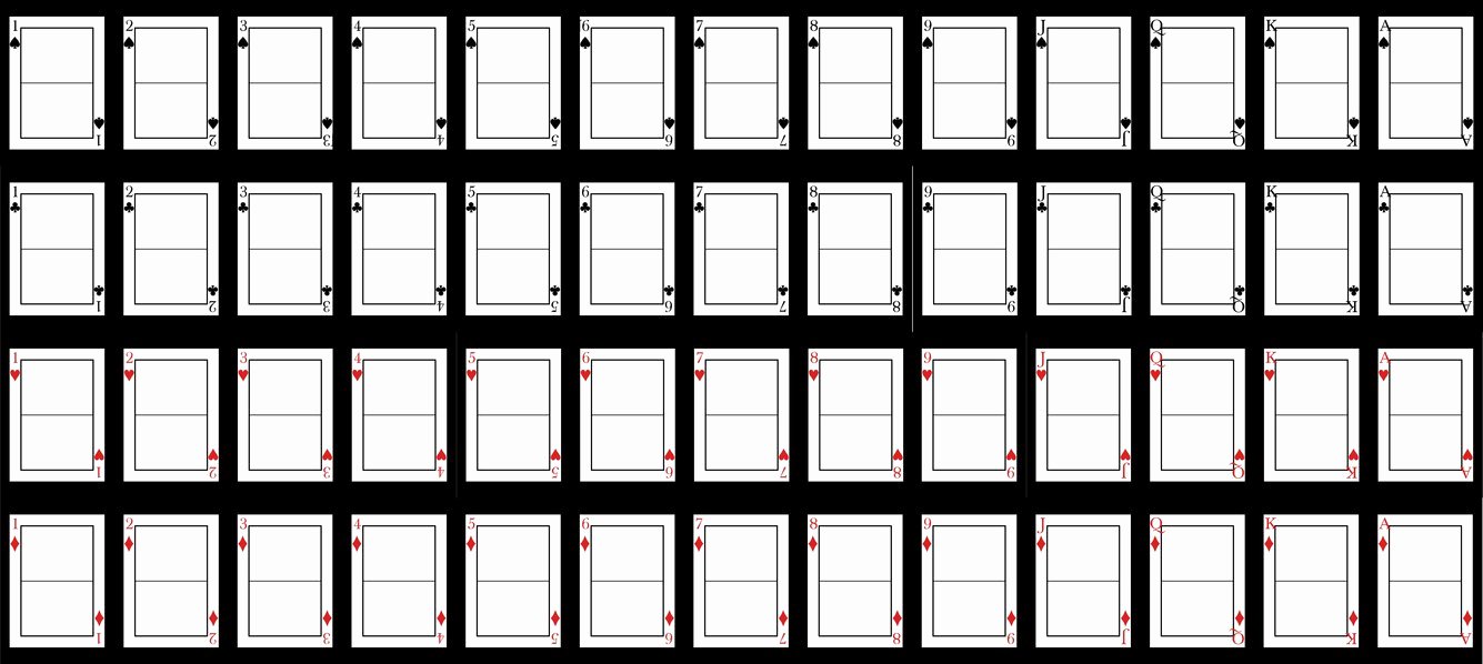 Blank Playing Card Template Beautiful Best S Of Downloable Template Playing Card Free