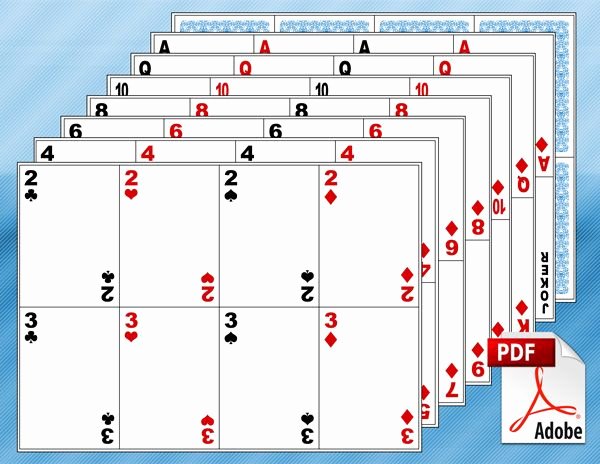 Blank Playing Card Template Lovely Free Printable Math Centers Classroom Math