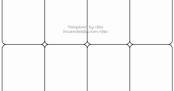 Blank Playing Card Template Lovely Templete for Playing Cards Artist Trading Cards