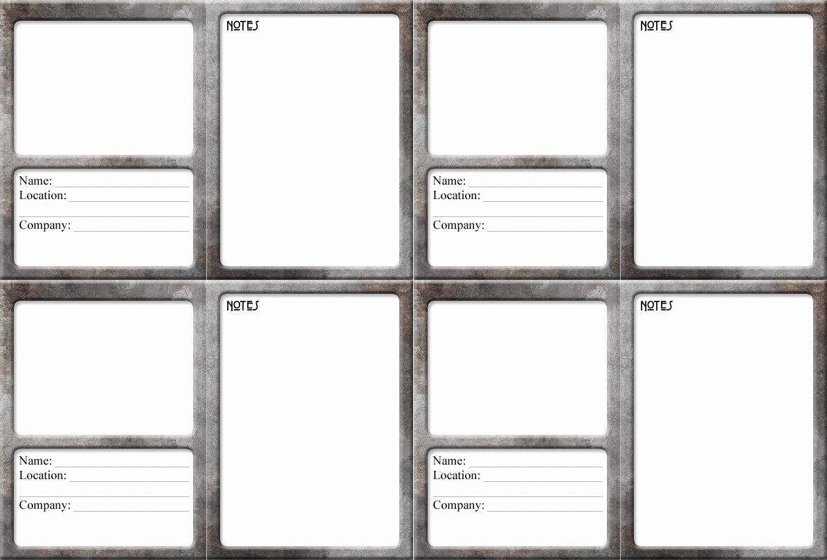 Blank Playing Card Template Unique Tarot Card Blank Template