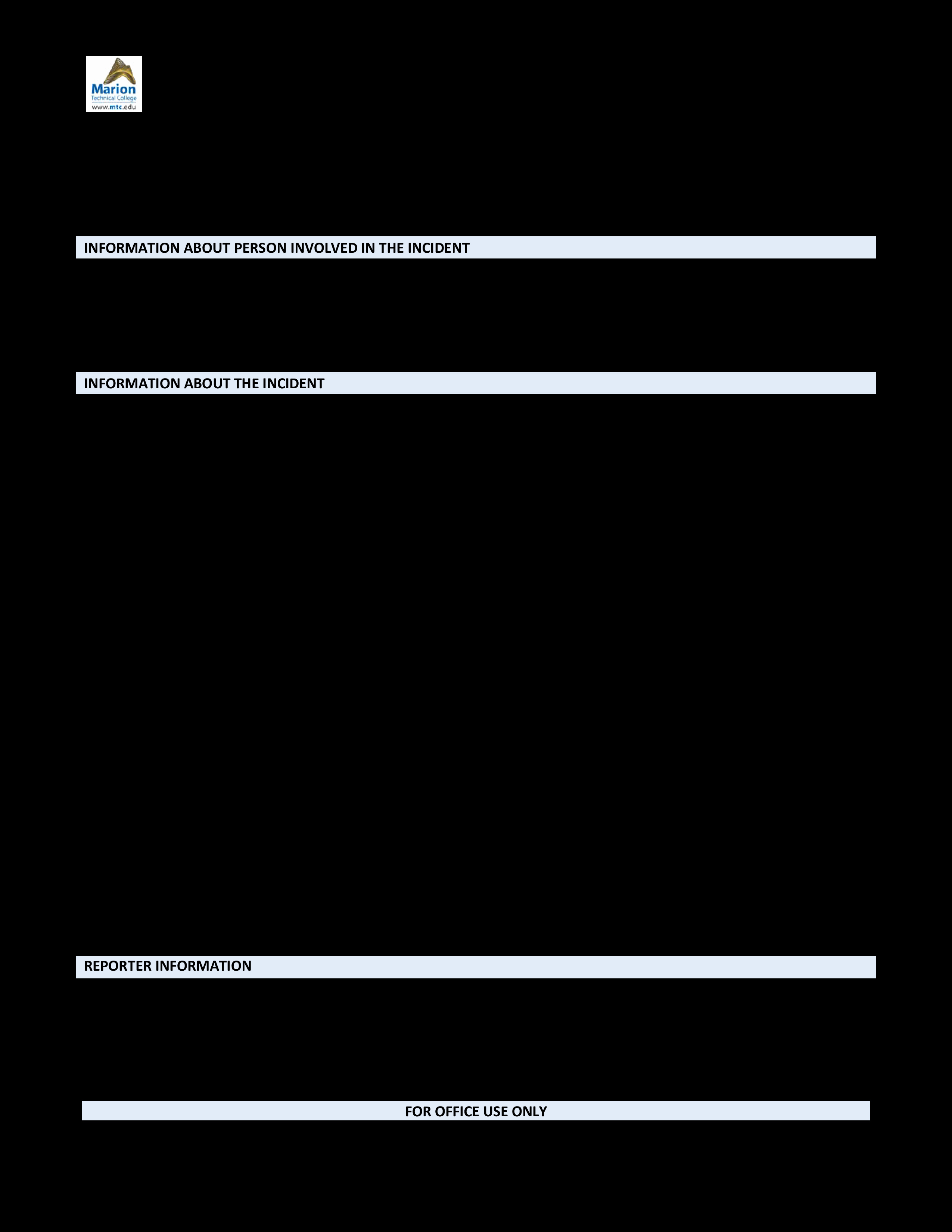 Blank Police Report Template Beautiful Free Blank Police Report