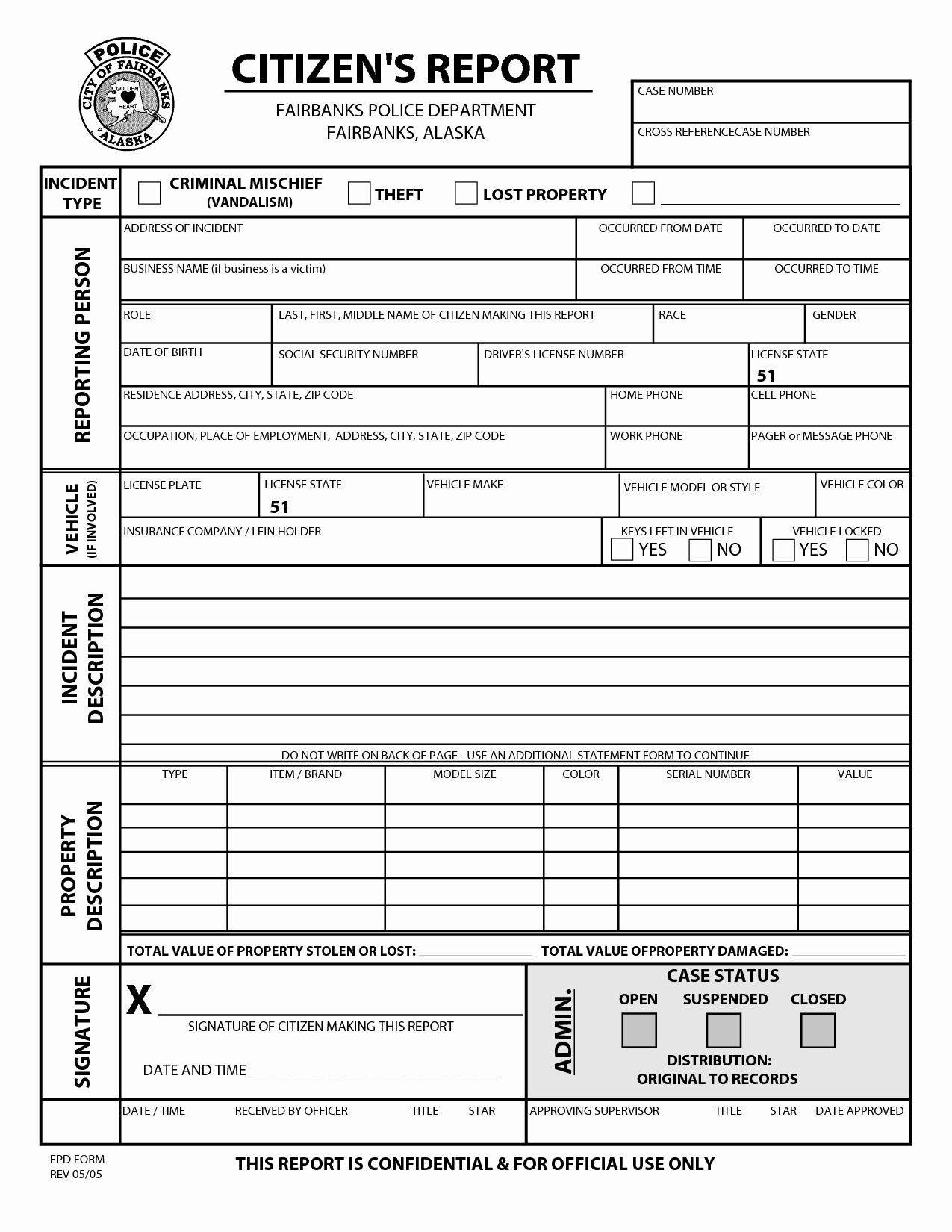 Blank Police Report Template Best Of Best S Of Police Report Pdf Sample Police Report