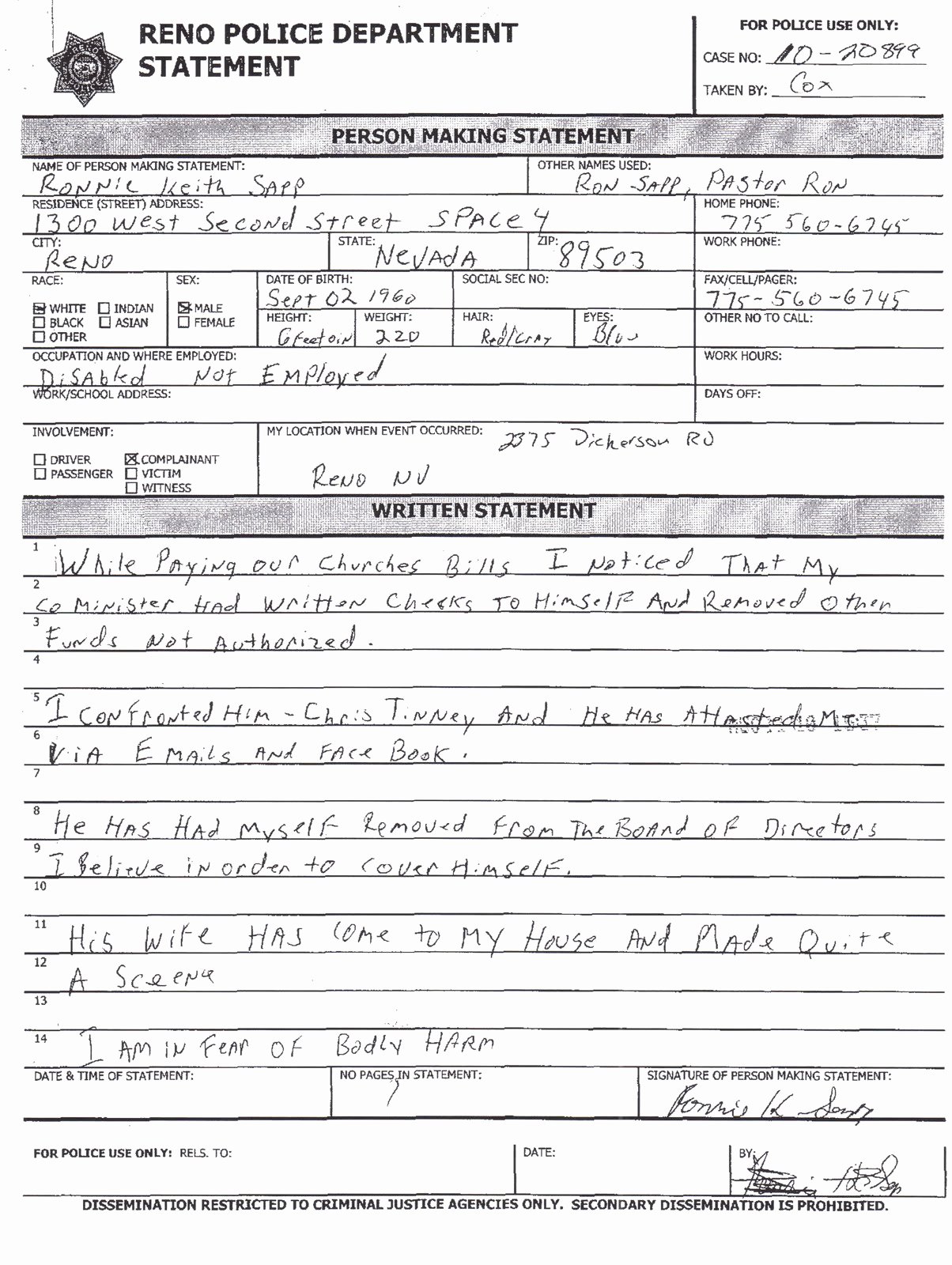 Blank Police Report Template Inspirational Blank Police Report Template Free Police Report Template