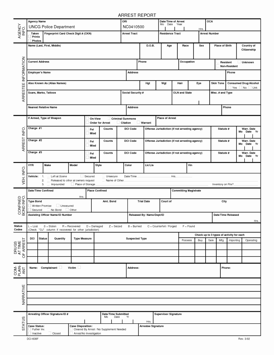Blank Police Report Template Inspirational Fake Accident Report Template Best Police Fresh Blank