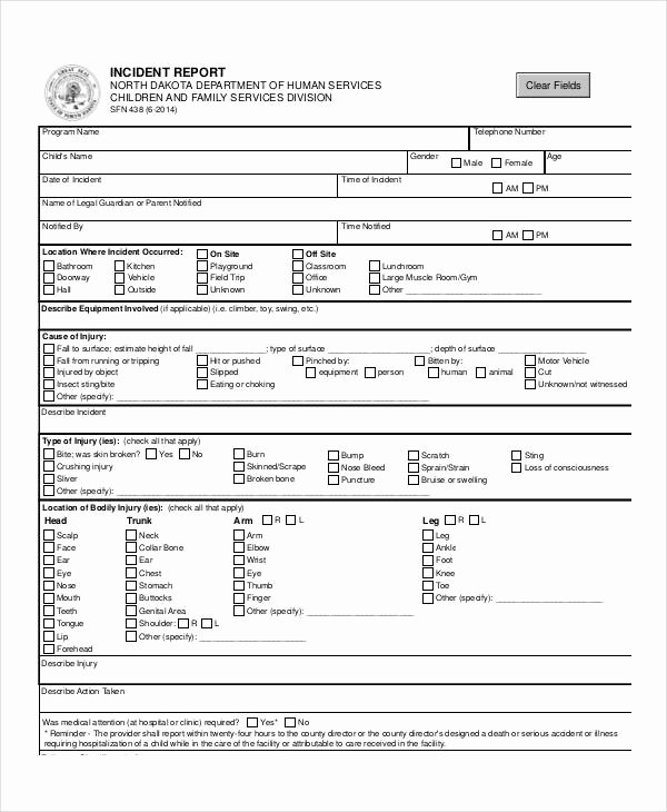 Blank Police Report Template Luxury Blank Incident Report Template 18 Free Pdf Word Docs
