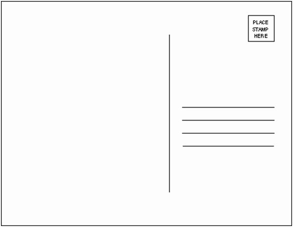 Blank Postcard Template Beautiful Project Postcard Template by thecoven On Deviantart