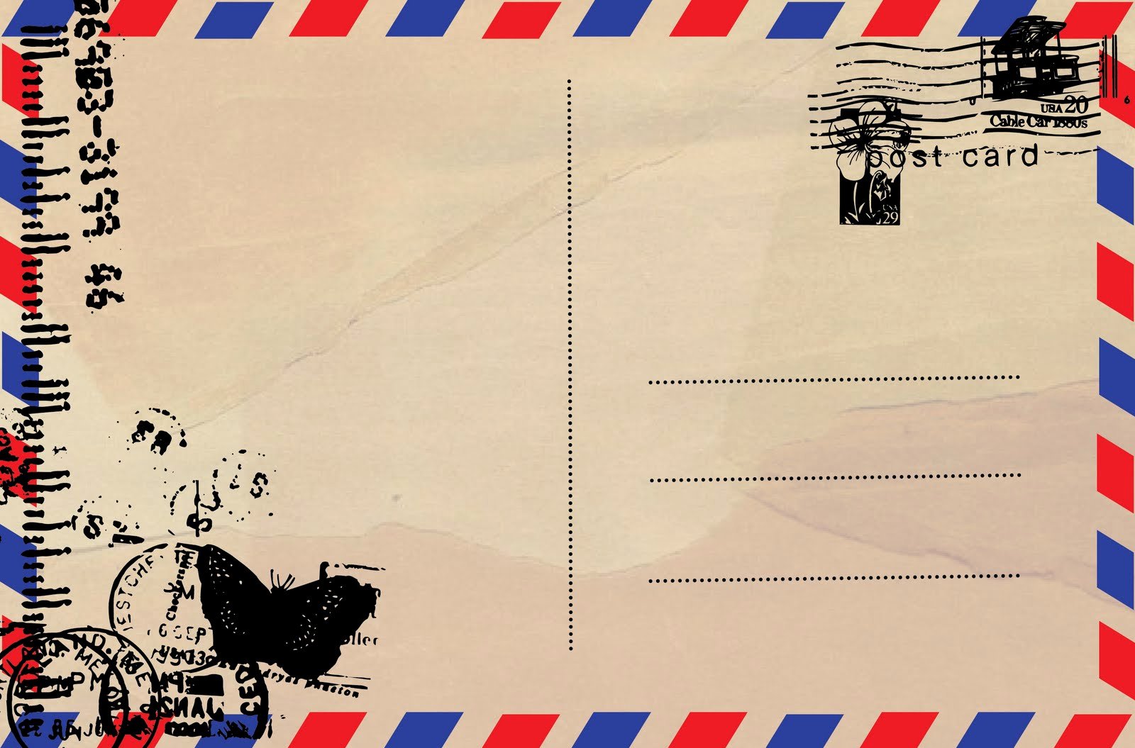 Blank Postcard Template Beautiful Sticky Bird &amp; Boocraft Designs Templates and Tutorials