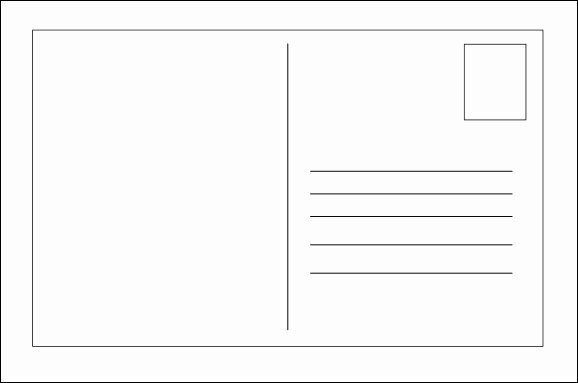 Blank Postcard Template | Peterainsworth