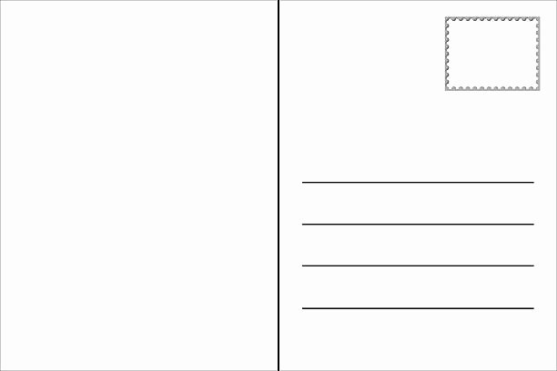 Blank Postcard Template Unique Royalty Free Postcard Template and Stock