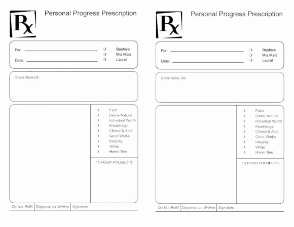 Blank Prescription Pad Template Best Of Prescription Label Template Download