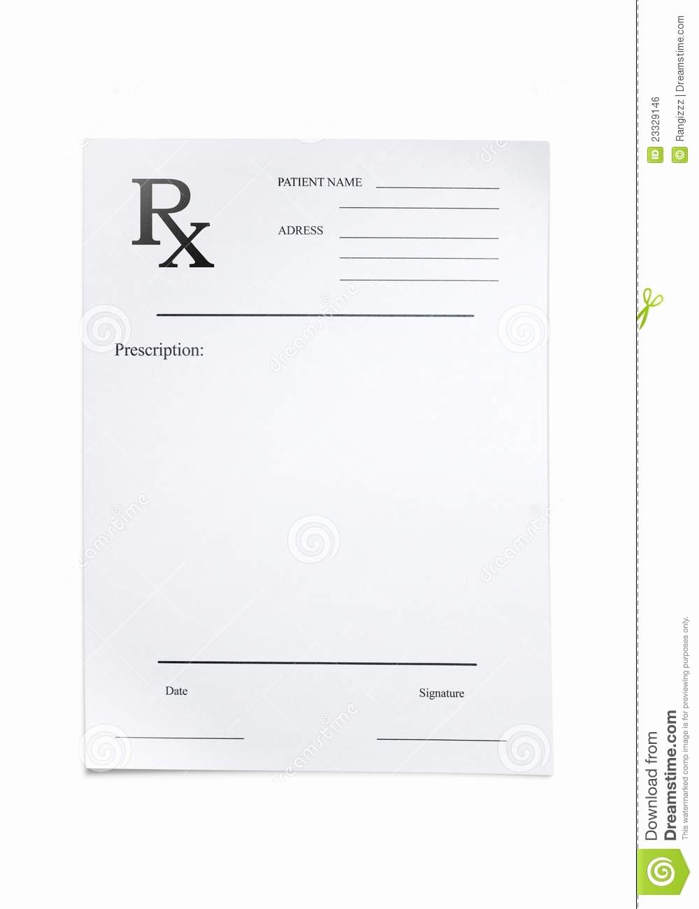 Blank Prescription Pad Template Fresh Printable Blank Prescription forms