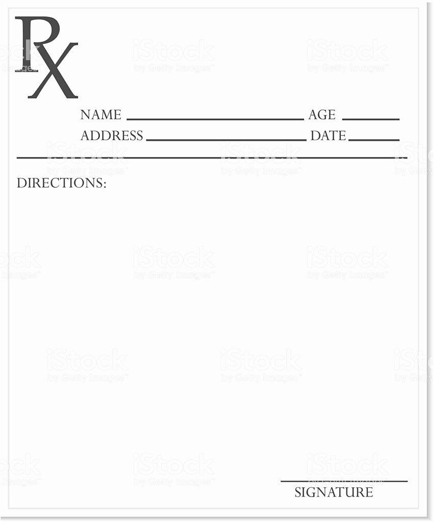 Blank Prescription Pad Template Lovely Blank Prescription Stock Vector Art &amp; More Of 2015