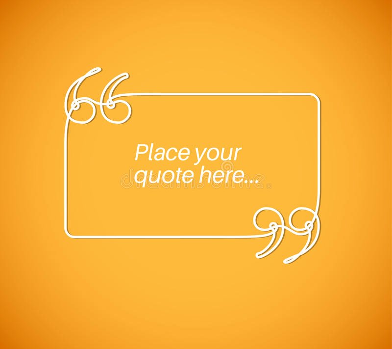 Blank Quote Template Awesome Blank Quote Template Stock Illustration Image