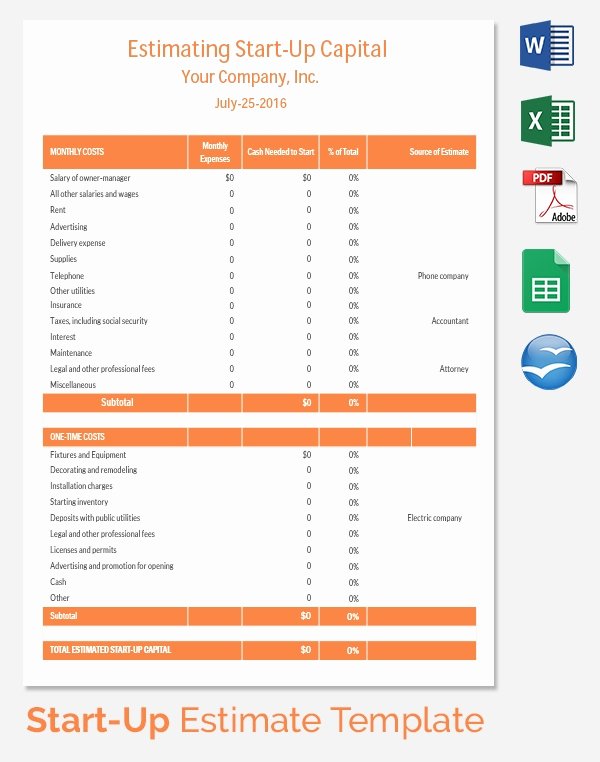 Blank Quote Template Fresh 26 Blank Estimate Templates Pdf Doc Excel Odt