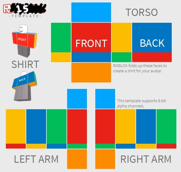 Blank Roblox Shirt Template