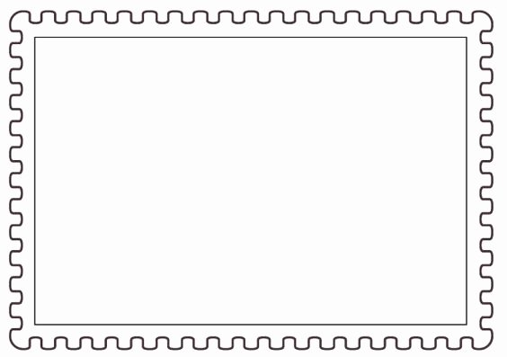Blank Stamp Template Awesome Stamp Template for Letter Writing