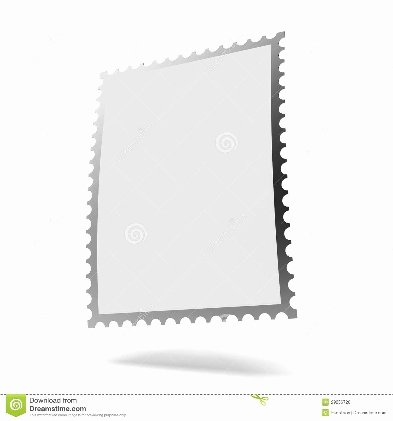 Blank Stamp Template Fresh Blank Stamp Template White Stock Illustrations – 2 954