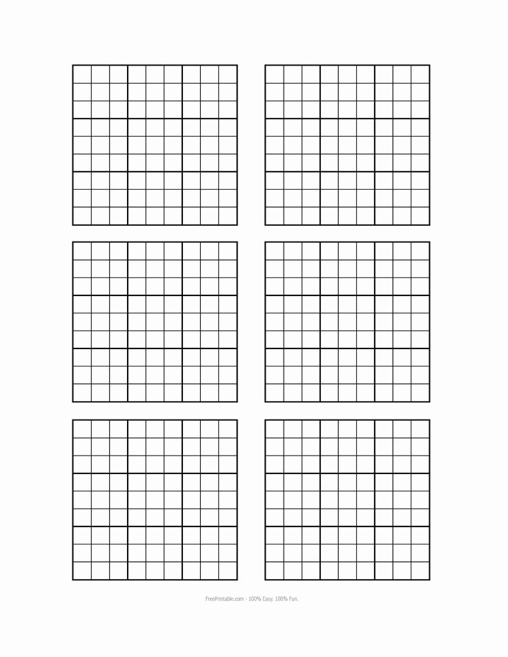 Blank Sudoku Grid Printable Beautiful Free Printable Blank Sudoku Grids Misc Stuff