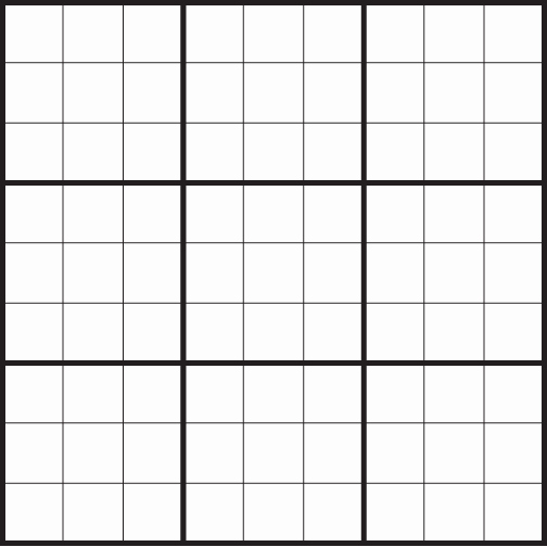 Blank Sudoku Grid Printable Best Of Blank Sudoku Grid for Download and Printing Puzzle Stream