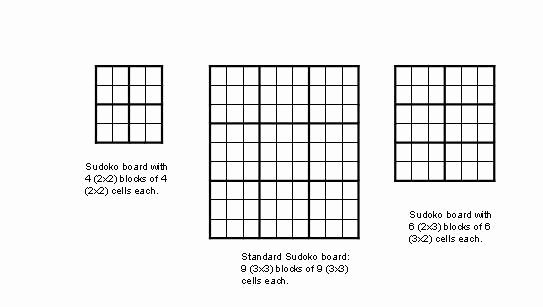 Blank Sudoku Grid Printable Elegant Cs 671 Fall 2005 Homework 2