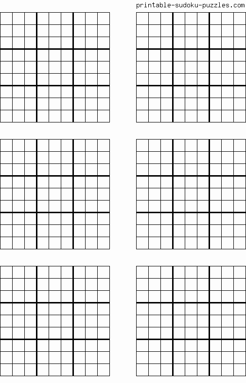 Blank Sudoku Grid Printable Luxury Free Printable Blank Sudoku Grids School