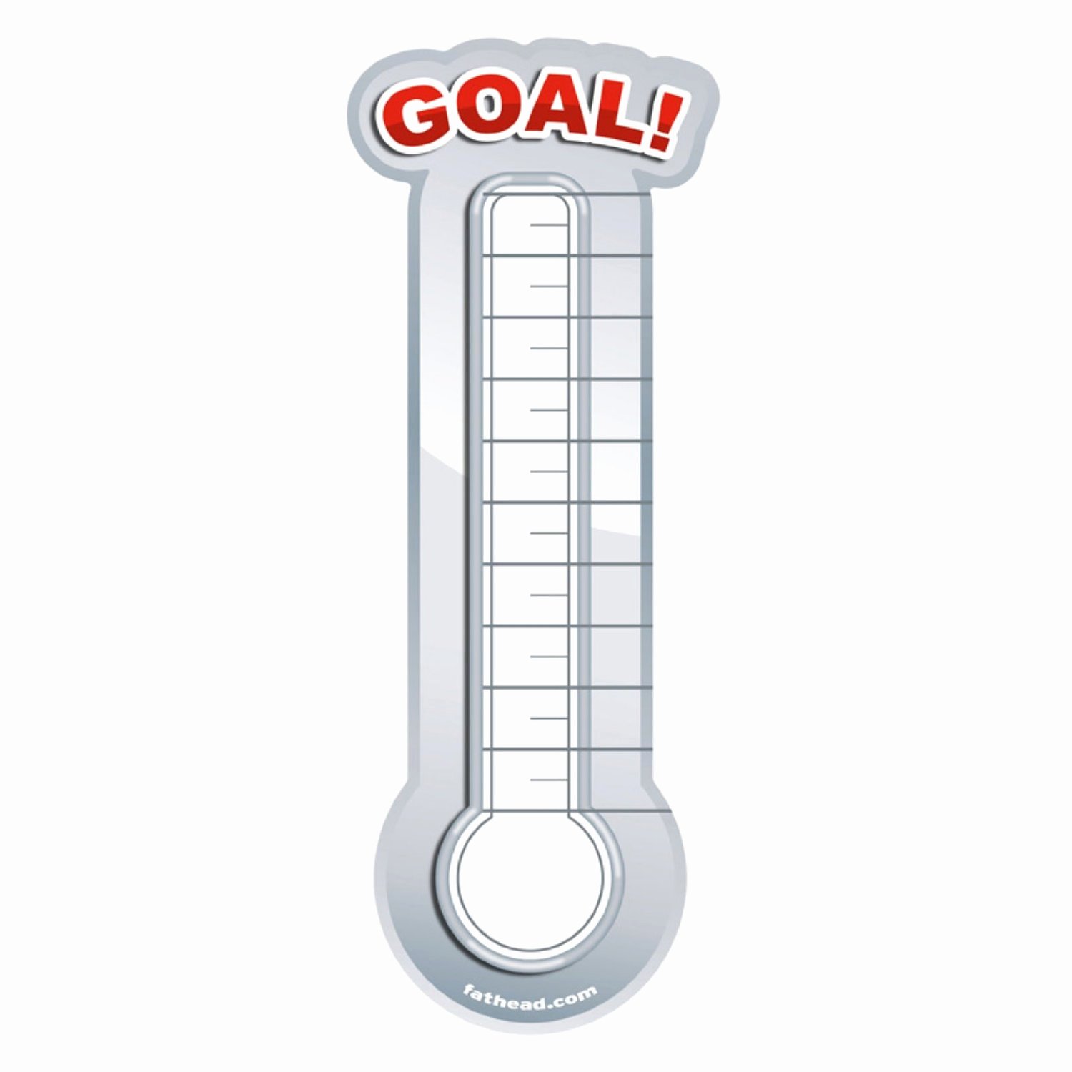 Blank thermometer Image Awesome Fundraising thermometer Template