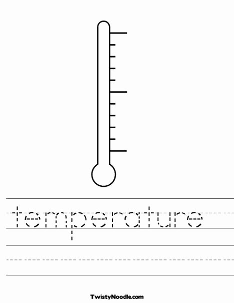 Blank thermometer Image Fresh 10 Best Of Celsius thermometer Worksheet