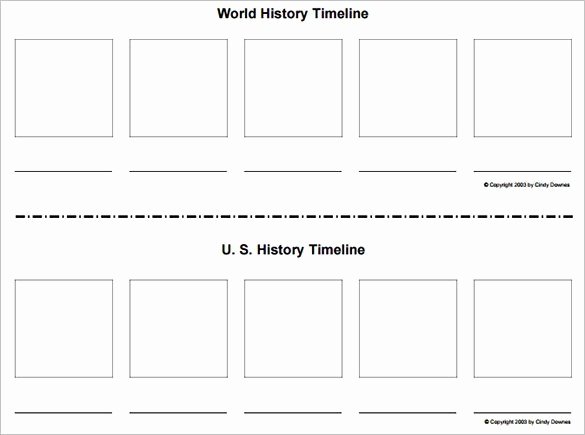 Blank Timeline Worksheet Pdf Luxury Timeline Templates for Students Word Excel Samples