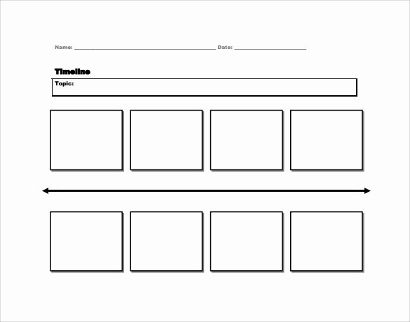 Blank Timeline Worksheet Pdf New 7 Sample Timelines