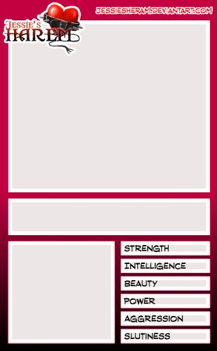 Blank Trading Card Template Elegant Harem event Trading Card totty by Jessies Harem On Deviantart