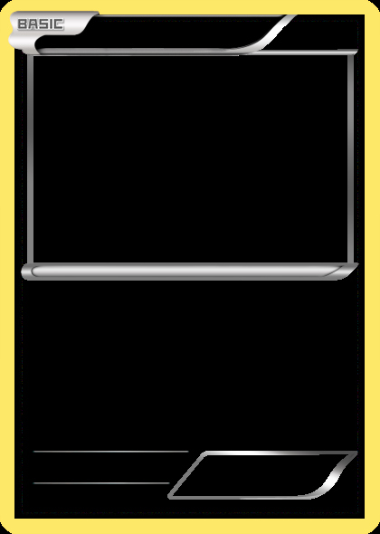 Blank Trading Card Template Unique Blank Pokemon Card Classroom Pinterest