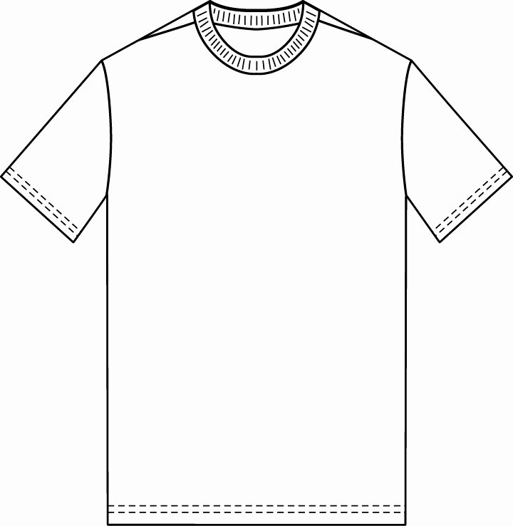 Blank Tshirt Template