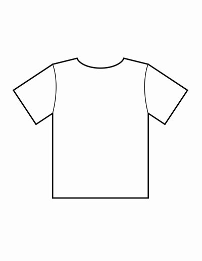 Blank Tshirt Template Luxury Blank Tshirt Template Pdf