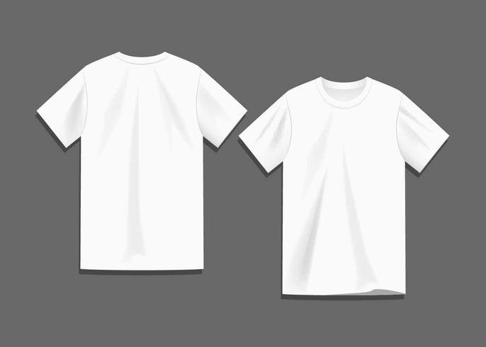 Blank Tshirt Template New White Blank T Shirt Template Vector Download Free Vector