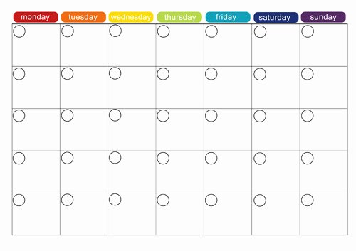 Blank Weekly Menu Awesome Monthly Menu Plan Printable Picklebums