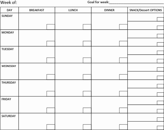 Blank Weekly Menu Best Of Weekly Menu Planners and Menu Planners On Pinterest