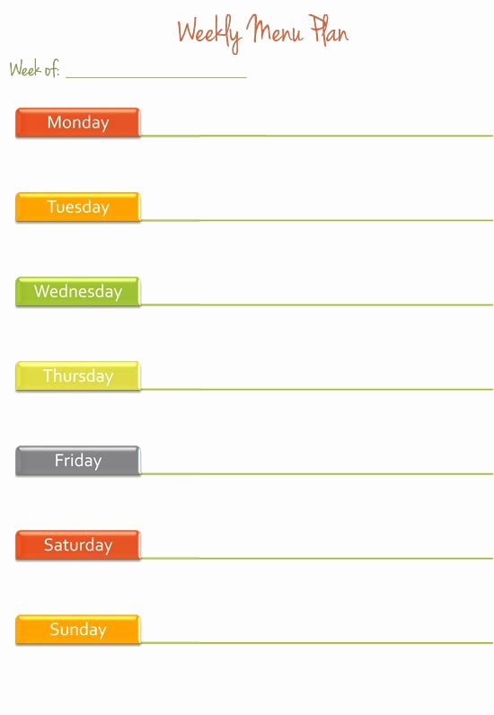 Blank Weekly Menu New Weekly Menu Planning Help Green Eggs and Goats Blog