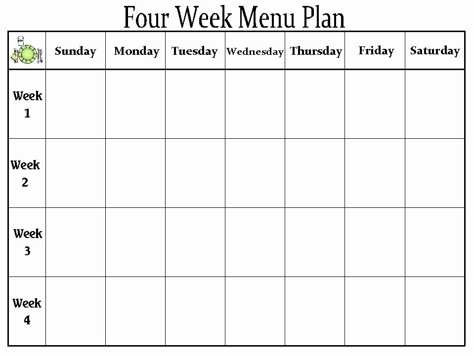 Blank Weekly Menu Template Elegant the Creative Homemaker My organized Home Part 2 Meal Prep