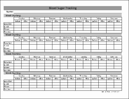 Blood Sugar Log Template Excel Awesome Type 1 2 Diabetes Blood Sugar Log Excel