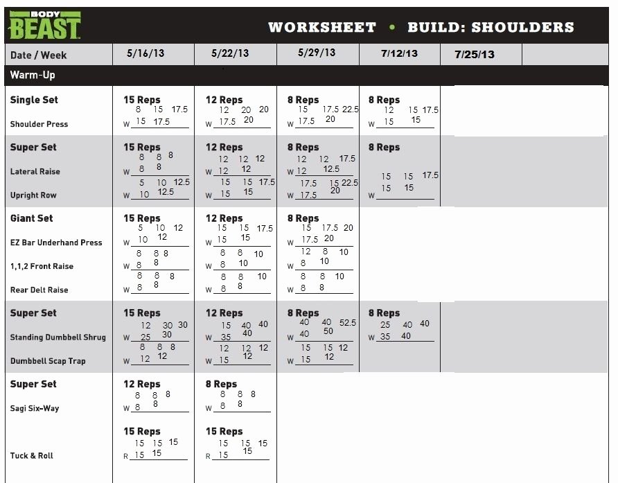 Body Beast Meal Plan Spreadsheet Luxury Body Beast Worksheet Google Search