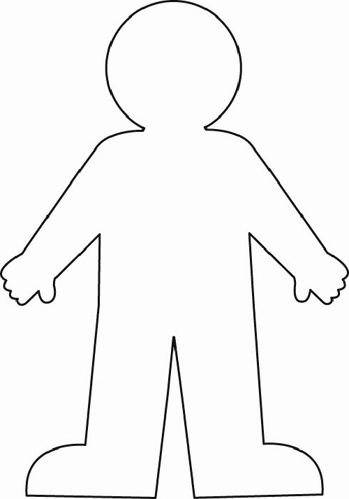 Body Drawing Template Inspirational Human Body Drawing Template Clipart Best
