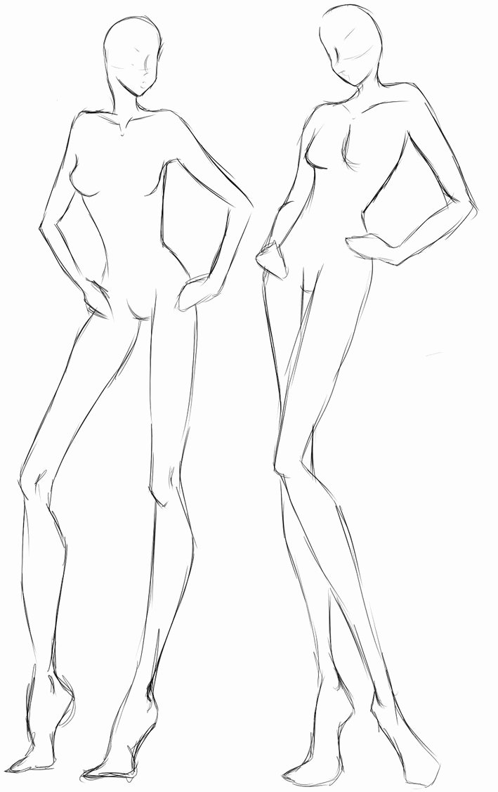 Body Drawing Template Unique Template for Fashion Design Model