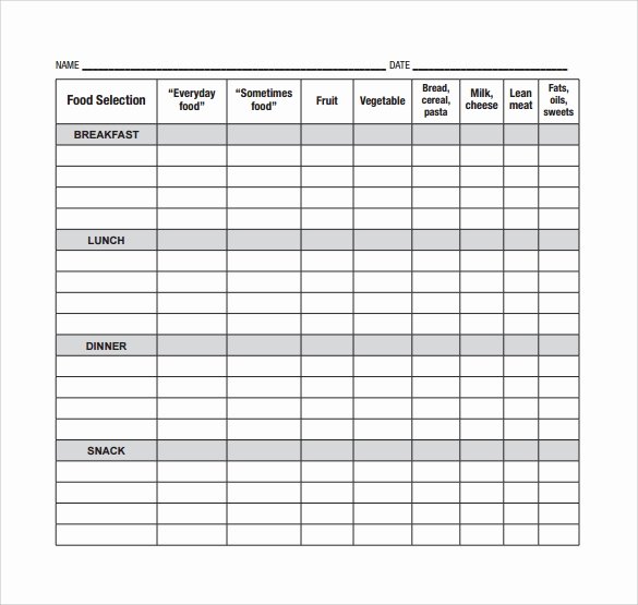 Bodybuilding Meal Plan Template Beautiful 17 Meal Planning Templates – Pdf Excel Word