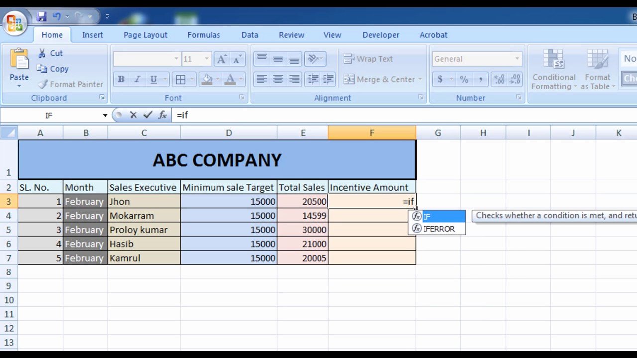 Bonus Plan Template Excel Elegant How to Calculate Incentive for Sales Executive In Excel