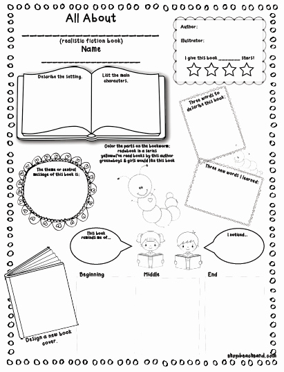 Book Review Template Pdf Luxury Book Report Outline for 3rd Graders Lynuz