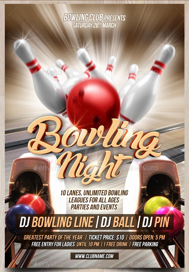 Bowling Flyer Template Free Best Of 21 Bowling Flyer Designs Psd Download