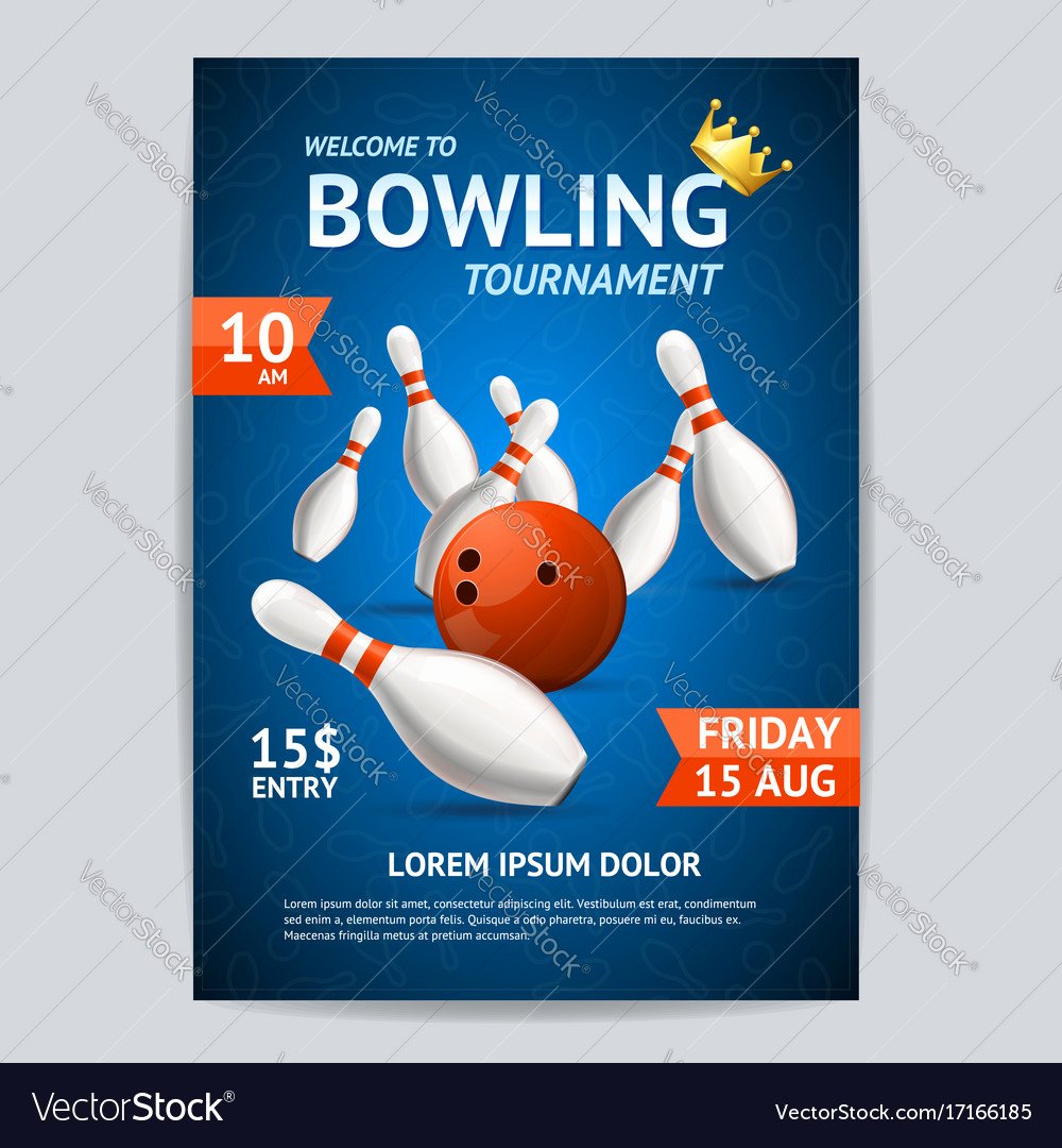 Bowling Flyer Template Free New Bowling Flyer Template Fr with Happy Birthday Flyer Desi