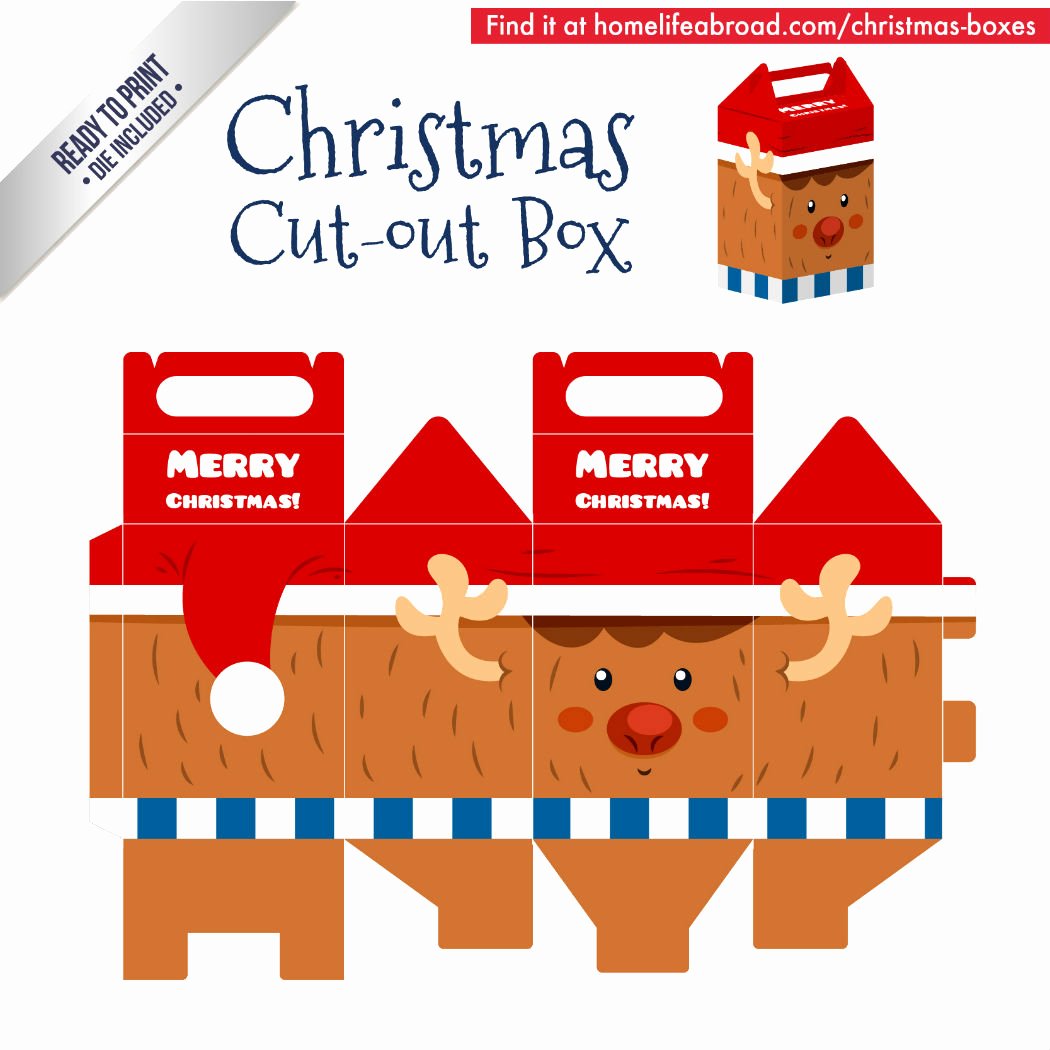 Box Cut Outs New Mega Collection Of 38 Cut Out Christmas Box Templates