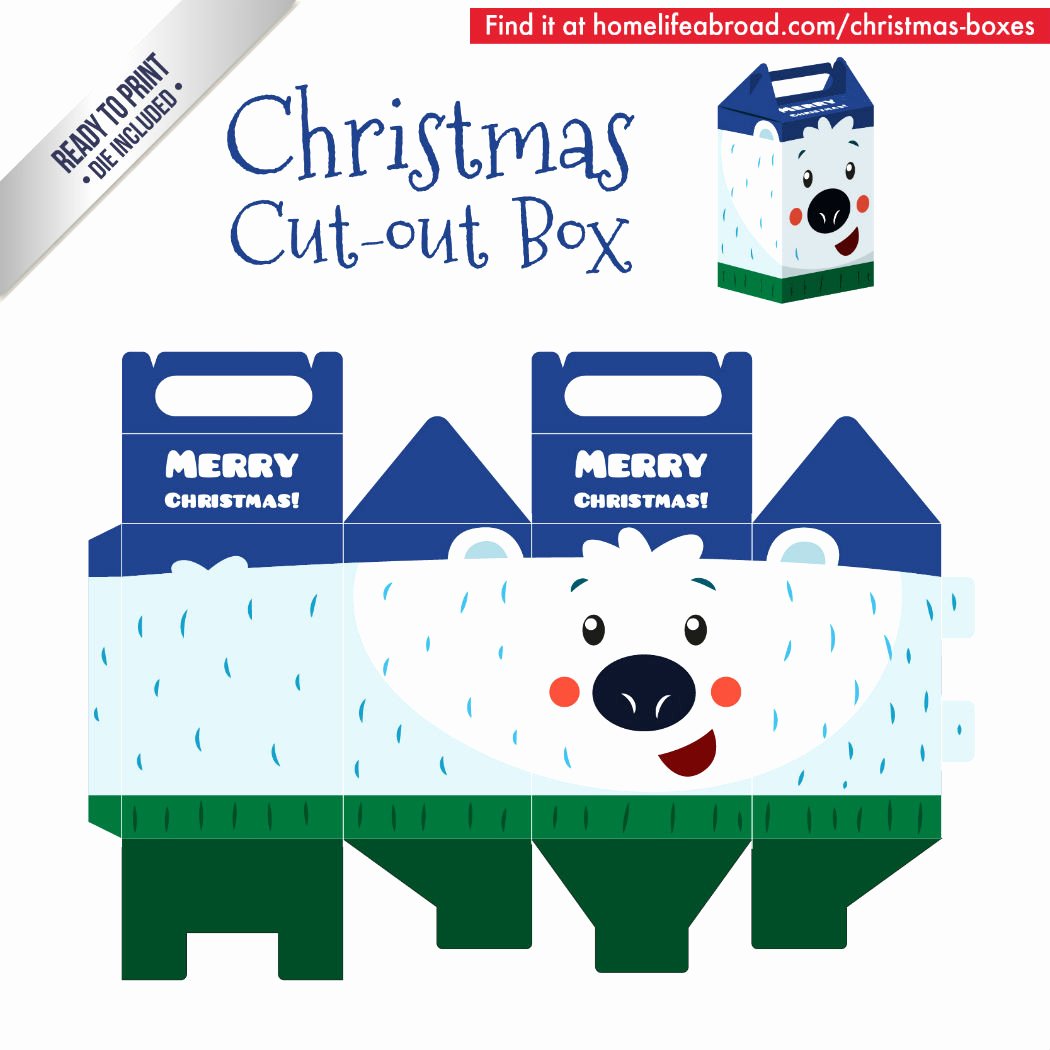 Box Cut Outs New Mega Collection Of 38 Cut Out Christmas Box Templates